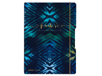 Užrašų knygelė HERLITZ, A4, linija ir langeliai, karamelinis motyvai