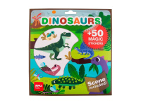 Lipdukų žaidimas su plakatu Apli Kids „Dinozaurai“