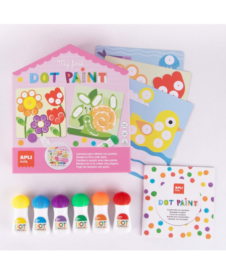 Kūrybinis rinkinys APLI „Mano pirmoji tapyba taškais"