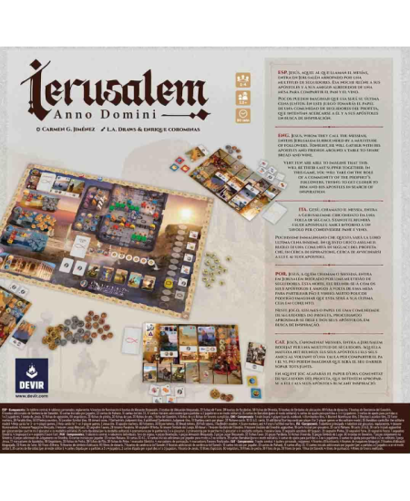 Strateginis stalo žaidimas Thames&Kosmos „DEVIR JERUSALEM“