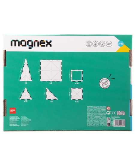 Magnetinis konstruktorius Apli Kids „Magnex“ (60 d.)