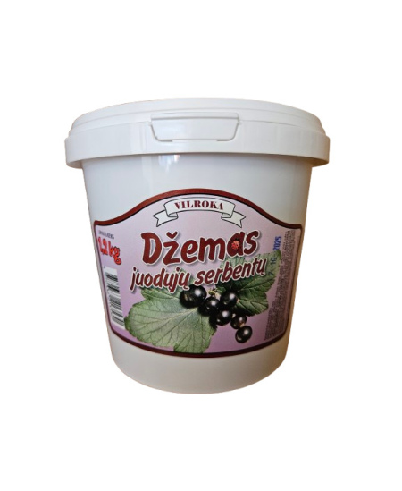 Juodųjų serbentų džemas VILROKA, 1,2 kg