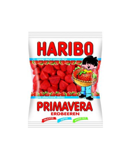 Guminukai HARIBO, Primavera, Erdbeeren, 100g