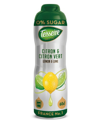 Sirupas TEISSEIRE, Lemon Lime, be cukraus, 0,6l