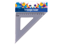 Trikampė liniuotė CENTRUM, 45 laipsnių, 13 cm