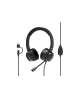 PORT CONNECT | USB Comfortable Stereo Office Microphone Headset | Built-in microphone | Wired | Black