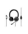 PORT CONNECT | USB Comfortable Stereo Office Microphone Headset | Built-in microphone | Wired | Black