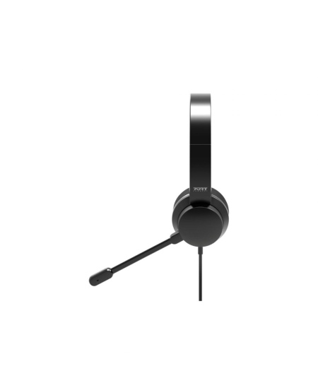 PORT CONNECT | USB Comfortable Stereo Office Microphone Headset | Built-in microphone | Wired | Black