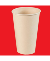 Vienkartiniai puodeliai B'Green,  iš bambuko pluošto, PLA, 475 ml, D90 mm, 50 vnt