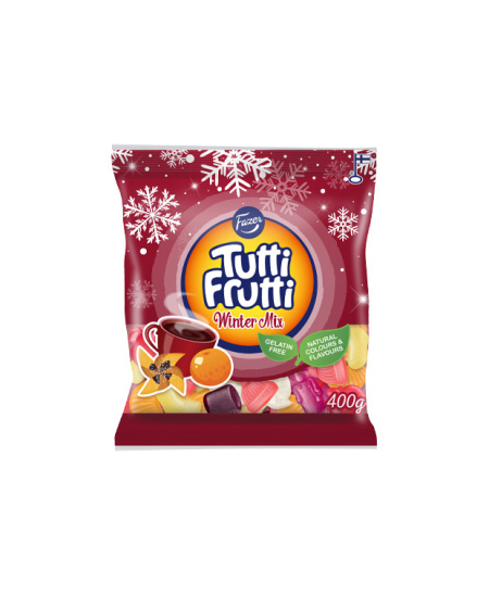 Guminukai TUTTI FRUTTI Winter Mix, rinkinys 400g