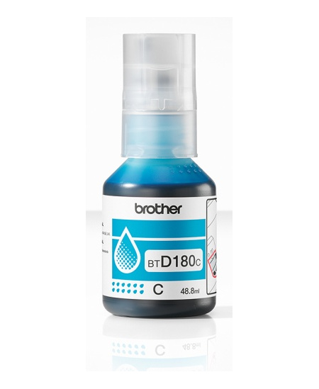 Brother BTD180C Rašalo papildymo buteliukas, Žydra