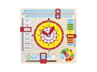 Master Wood lavinamasis Laikrodis kalendorius Lietuviškas