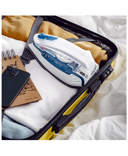 Camry CR 5040 | Steam travel iron | 1600 W | Water tank capacity 80 ml | Continuous steam 10 g/min | Steam boost performance 50 