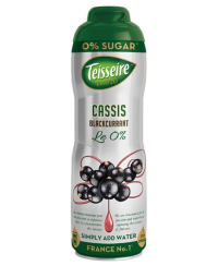 Sirupas TEISSEIRE, Blackcurrant, be cukraus, 0,6 l