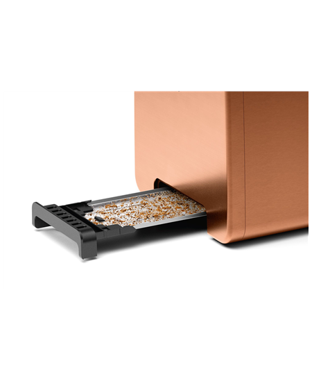 Bosch DesignLine Toaster TAT4P429 Power 970 W, Number of slots 2, Housing material Stainless Steel, Copper/Black