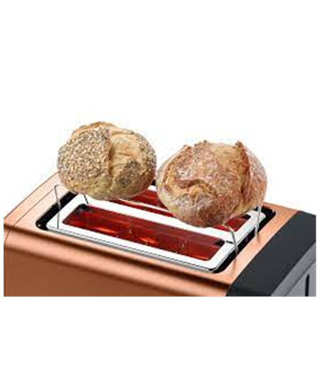 Bosch DesignLine Toaster TAT4P429 Power 970 W, Number of slots 2, Housing material Stainless Steel, Copper/Black