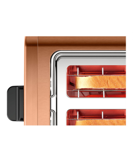 Bosch DesignLine Toaster TAT4P429 Power 970 W, Number of slots 2, Housing material Stainless Steel, Copper/Black