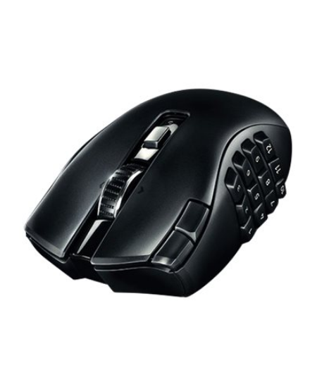 Razer Naga V2 HyperSpeed Gaming Mouse, 2.4GHz, Bluetooth, Wireless, Black