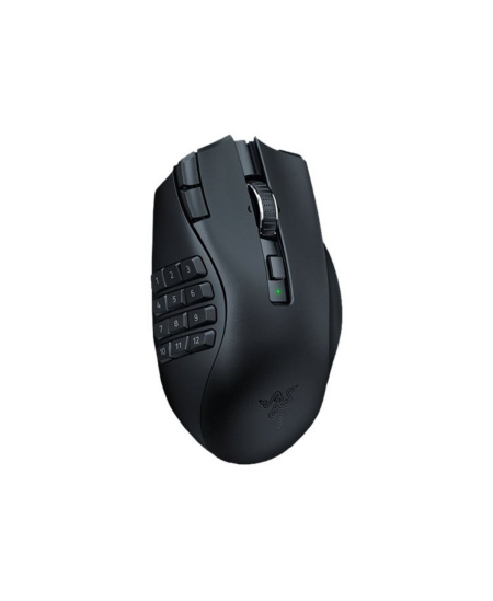 Razer Naga V2 HyperSpeed Gaming Mouse, 2.4GHz, Bluetooth, Wireless, Black