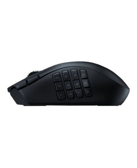 Razer Naga V2 HyperSpeed Gaming Mouse, 2.4GHz, Bluetooth, Wireless, Black
