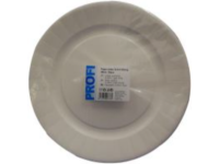 Vienkartinės lėkštės PROFI, popierinės, baltos, D 29 cm, 25 vnt.