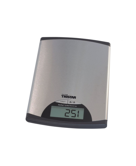 Tristar Kitchen scale KW-2435 Maximum weight (capacity) 5 kg, Metallic