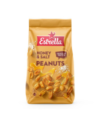 Kepinti žemės riešutai ESTRELLA, su medumi ir druska, 240 g