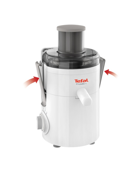 TEFAL | Fruitelia Plus Juicer | ZE370138 | White/Grey | 350 W | Number of speeds 2 + Pulse