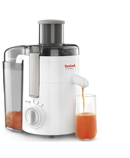 TEFAL | Fruitelia Plus Juicer | ZE370138 | White/Grey | 350 W | Number of speeds 2 + Pulse