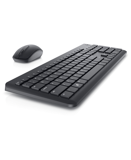 Dell | Keyboard and Mouse | KM3322W | Keyboard and Mouse Set | Wireless | Batteries included | LT | Black | Wireless connection