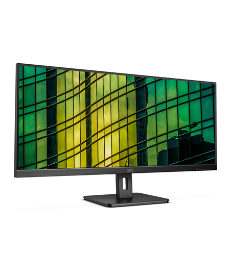 AOC | Monitor | U34E2M | 34 " | VA | WQHD | 21:9 | 100 Hz | 4 ms | 3440 x 1440 | 300 cd/m² | HDMI ports quantity 2 | Black
