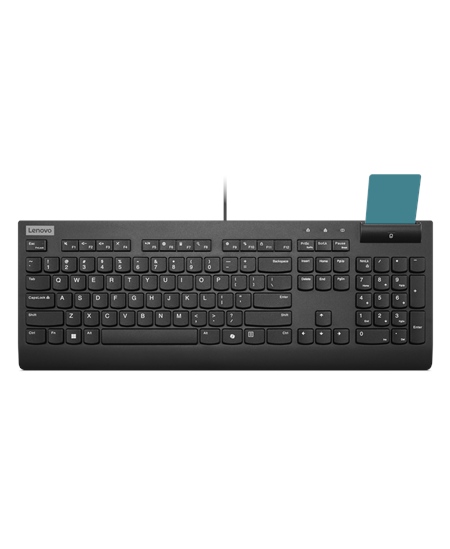 Lenovo Smartcard II | Keyboard | Wired | Estonian | Black | USB-A | Plunger type switch