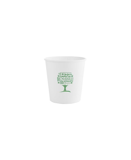 Vienkartiniai indeliai sriubai, VEGWARE, Green tree, popieriniai, 720 ml, D 115 mm, 25 vnt