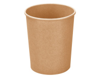 Vienkartiniai popieriniai indeliai sriubai B`Green, rudi, D 115 mm, 750 ml, 25 vnt.