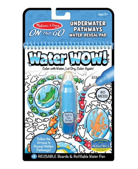 Piešimo vandeniu knyga MELISSA & DOUG Water Wow "Po vandeniu"