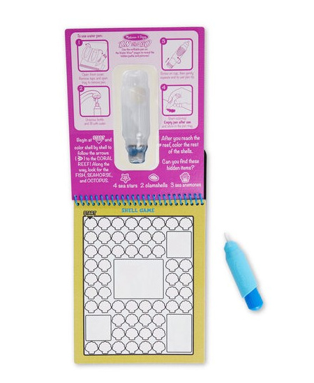 Piešimo vandeniu knyga MELISSA & DOUG Water Wow "Po vandeniu"