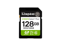 Kingston Canvas Select Plus | 128 GB | SD | Flash memory class Class 10, UHS-I, U1/U3, Video Class 10/30