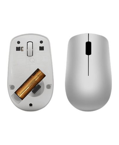 Lenovo | Wireless Mouse | 530 | Optical Mouse | 2.4 GHz Wireless via Nano USB | Platinum Grey | 1 year(s)