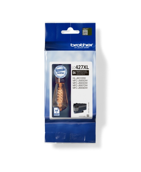 Brother LC-427XLBK (LC427XLBK) Rašalinė kasetė, Juoda