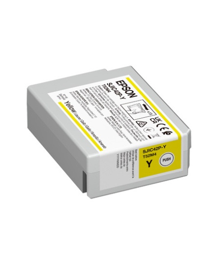 Epson SJIC42P-Y (C13T52M440) Rašalinė kasetė, Geltona