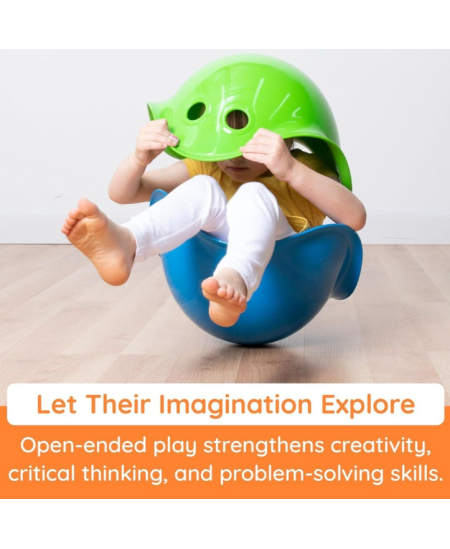 Judėjimo ir vaizduotės žaislas Moluk „Bilibo“ (ledo melsva)