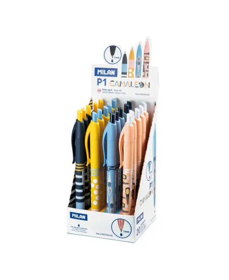 Automatinis tušinukas MILAN CAMELION SWIMS, 1 mm, mėlynas