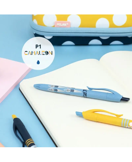 Automatinis tušinukas MILAN CAMELION SWIMS, 1 mm, mėlynas