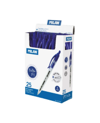 Automatinis tušinukas MILAN, 1 mm, mėlynas