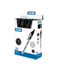 Automatinis tušinukas MILAN, 1 mm, juodas