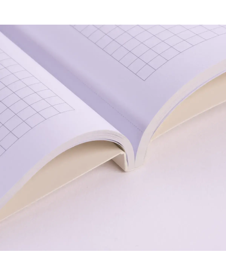 Sąsiuvinis langeliais MILAN, A5, 48 lapai, smėlio