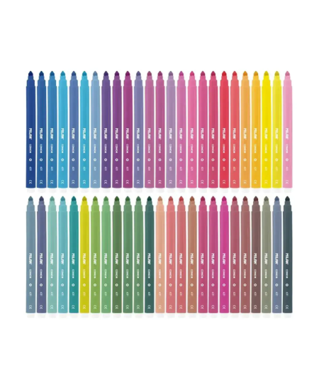 Flomasteriai MILAN,  50 vnt., 50 spalvų