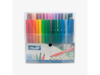 Flomasteriai MILAN, 30 vnt, 30 spalvų