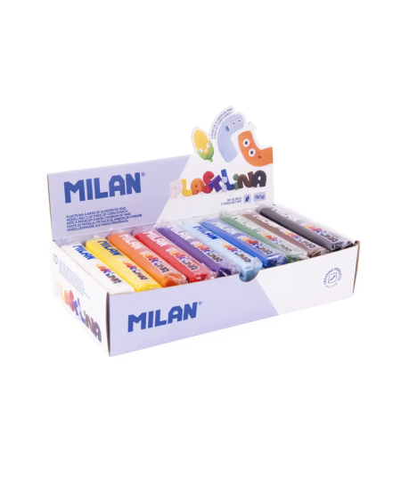 Modelinas MILAN, 10 x 150 g, įvairių spalvų