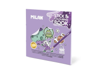 Spalvinimo knygelė MILAN Alien Invasion, su lipdukais